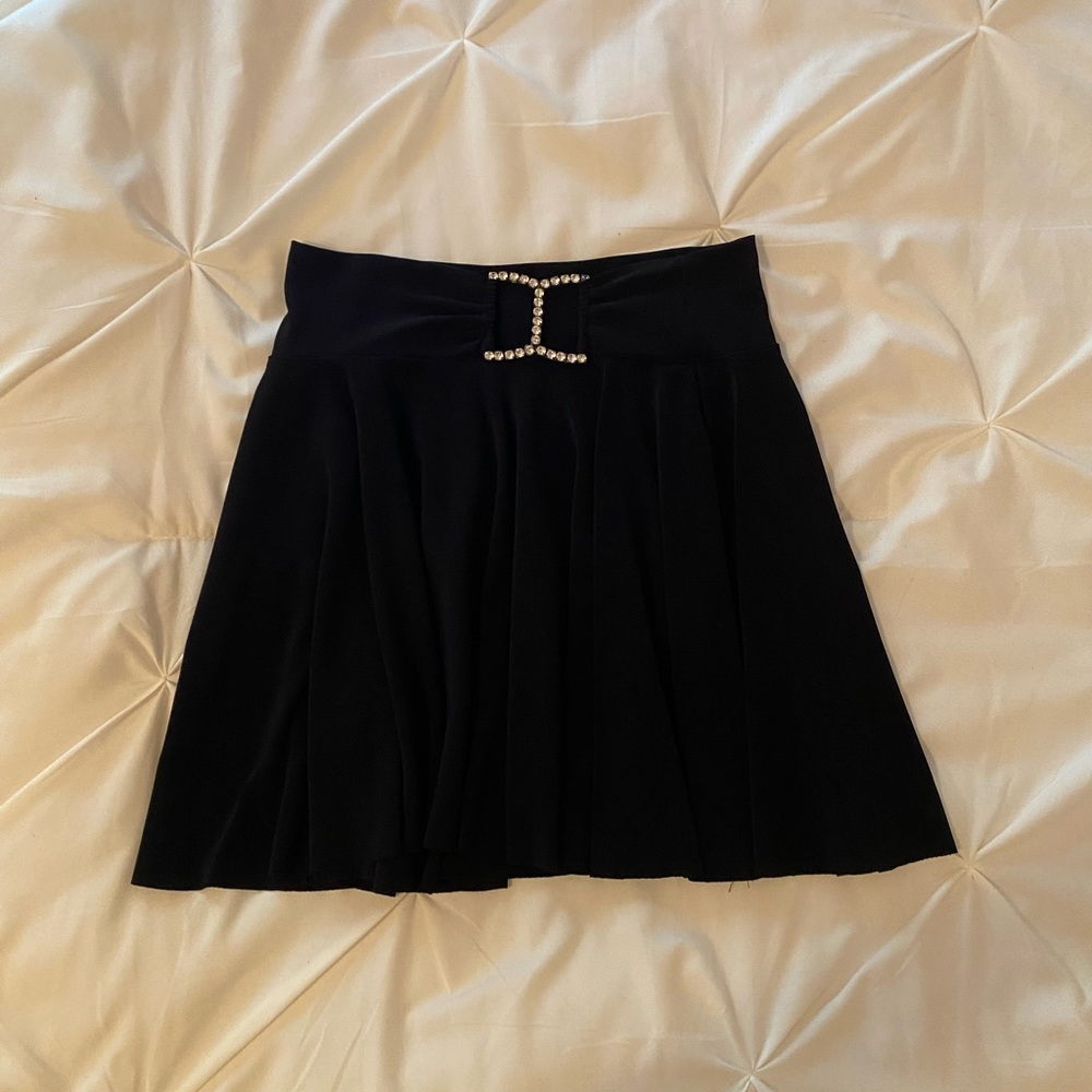 Cute Little Black Mini Skirt - Picture 2 of 4